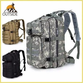 

600D Waterproof Military Tactical Assault Molle Pack 35L Sling Backpack Army Rucksack Bag for Outdoor Hiking Camping Hunting