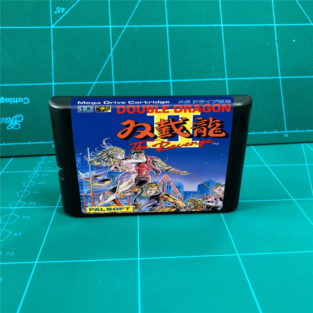 Двойной дракон 2 16 бит MD игры Картридж для MegaDrive Genesis консоли|Запасные части| |