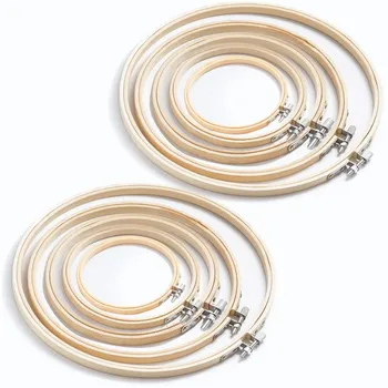 LMDZ 10Pcs Bamboo Frame Embroidery Hoop Ring DIY Cross Stitch Shed Round Loop Hand Household Sewing Needwork Tools Free Shipping
LMDZ 10Pcs Bamboo Frame Embroidery Hoop Ring DIY Cross Stitch Shed Round Loop Hand Household Sewing Needwork Tools Free Shipping
