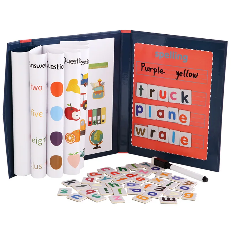 Children Magnetic Spell Word Game Children Early Education Enlightenment Letter Puzzle Cognitive Learning Toy Birthday Gift Kids
Children Magnetic Spell Word Game Children Early Education Enlightenment Letter Puzzle Cognitive Learning Toy Birthday Gift Kids