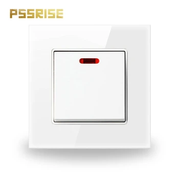 45A Wall Switch Push-button Switch G11 Light Switch Luxury Crystal Tempered Glass Panel Air Condition Water Heater Switch
45A Wall Switch Push-button Switch G11 Light Switch Luxury Crystal Tempered Glass Panel Air Condition Water Heater Switch