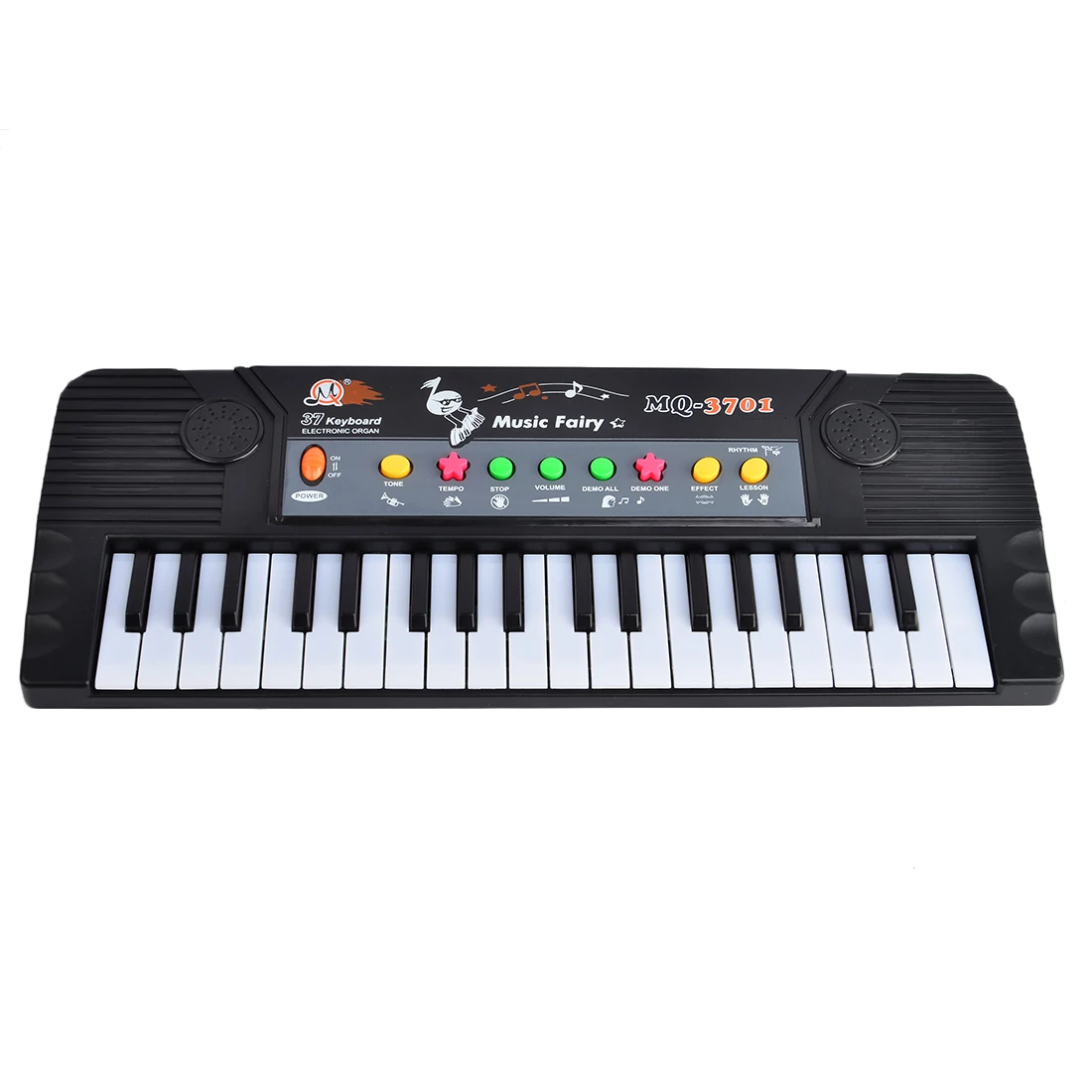 37 Key Electronic Keyboard Piano with Microphone Musical Toy for Children MQ3701 - Black
37 Key Electronic Keyboard Piano with Microphone Musical Toy for Children MQ3701 - Black
