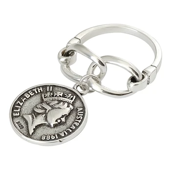 S925 Sterling Silver Coins Rings Do Old Elizabeth Heads Figure Chains Openings Lover's Ring Coin Portrait Pendant Interlocking
S925 Sterling Silver Coins Rings Do Old Elizabeth Heads Figure Chains Openings Lover's Ring Coin Portrait Pendant Interlocking