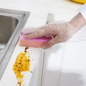 100pcs/pack Disposable Plastic PE Gloves for Home Kitchen Restaurant Cooking Industrial Medical Cleaning 
100pcs/pack Disposable Plastic PE Gloves for Home Kitchen Restaurant Cooking Industrial Medical Cleaning