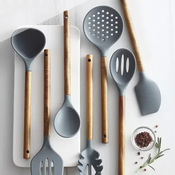 Kitchenware Cooking Utensils Set Silica Gel Heat Resistant Kitchen Non-Stick Cooking Utensils Baking Tools 2021 New NORBI
Kitchenware Cooking Utensils Set Silica Gel Heat Resistant Kitchen Non-Stick Cooking Utensils Baking Tools 2021 New NORBI