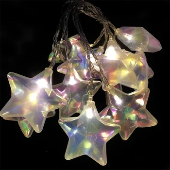 Christmas LED Star String Lights Fairy Garland Lights Battery Operated for Home Xmas Tree Garden ins style Decoration Indoor
Christmas LED Star String Lights Fairy Garland Lights Battery Operated for Home Xmas Tree Garden ins style Decoration Indoor