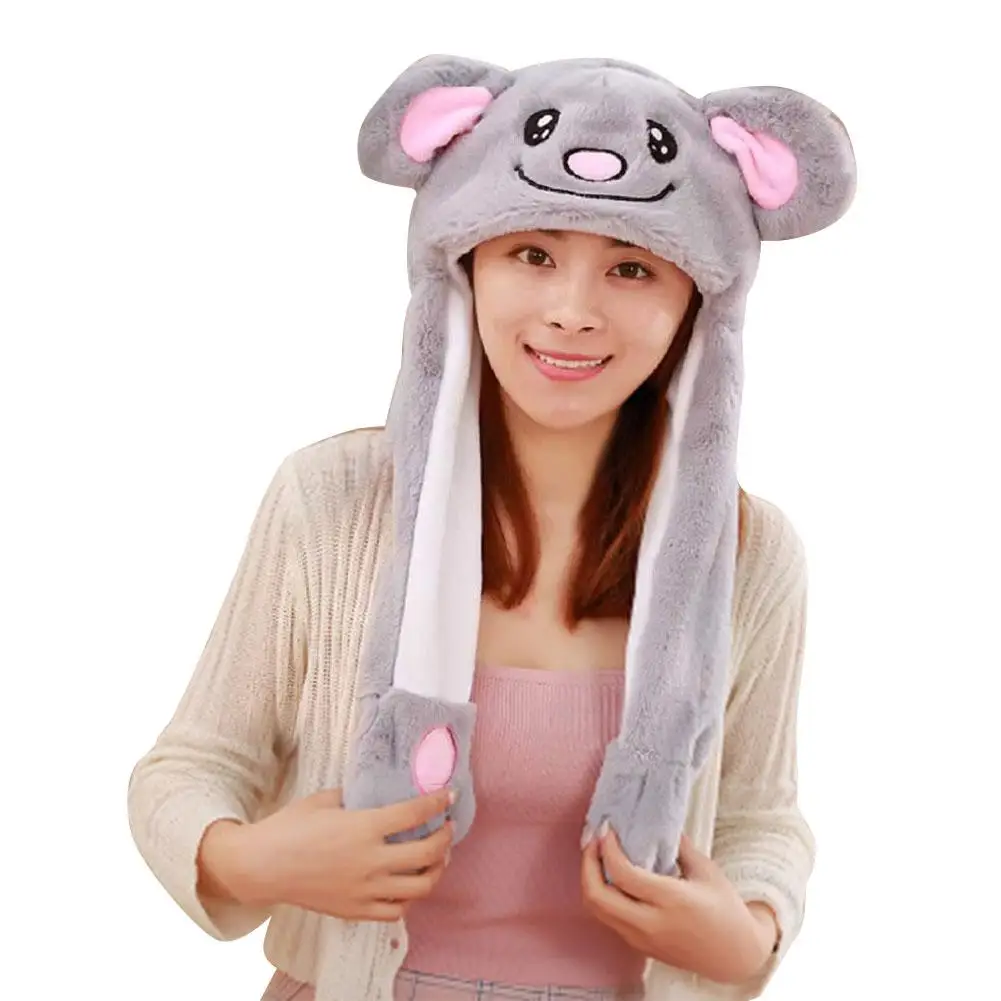 Hat with Light Moving Unisex Rabbit Ears Children Girls Boys Winter Cap Shine Cute Plush Cute Baby Luminous Hats Flash lights
Hat with Light Moving Unisex Rabbit Ears Children Girls Boys Winter Cap Shine Cute Plush Cute Baby Luminous Hats Flash lights