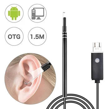 Ear Endscope USB Otoscope 2 In 1 Digital Ear Inspection Scope 6 Led Lights Adjustable Waterproof for Android Phone Windows PC
Ear Endscope USB Otoscope 2 In 1 Digital Ear Inspection Scope 6 Led Lights Adjustable Waterproof for Android Phone Windows PC