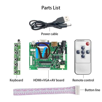 Srjtek VS-TY2662-V2 HDMI VGA 2AV 40 /50 Pins PC Controller Board for Raspberry PI 3 EJ101IA-01G 8 bit IPS LCD Display Driver
Srjtek VS-TY2662-V2 HDMI VGA 2AV 40 /50 Pins PC Controller Board for Raspberry PI 3 EJ101IA-01G 8 bit IPS LCD Display Driver