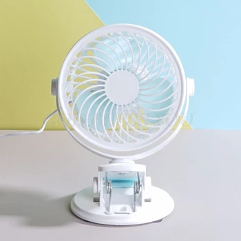 USB Clip Desk Table Fan with Strong Wind Quiet Portable 2 Speed Adjustable 360°Rotatable Mini Personal Fan for Home Office Car
USB Clip Desk Table Fan with Strong Wind Quiet Portable 2 Speed Adjustable 360°Rotatable Mini Personal Fan for Home Office Car