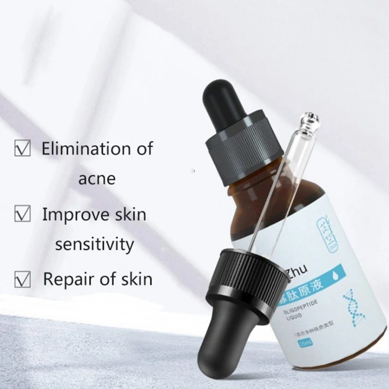 New Oligopeptide Serum Moisturizing Shrinking Pores Anti-acne Lighten Acne Marks Oligopeptide Liquid 15ml 
New Oligopeptide Serum Moisturizing Shrinking Pores Anti-acne Lighten Acne Marks Oligopeptide Liquid 15ml