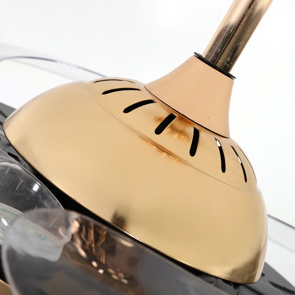 OUKANING Modern Retractable Crystal Ceiling Fan with Light and Remote Control LED Ceiling Light Chandelier Ceiling Fan OUKANING Modern Retractable Crystal Ceiling Fan with Light and Remote Control LED Ceiling Light Chandelier Ceiling Fan