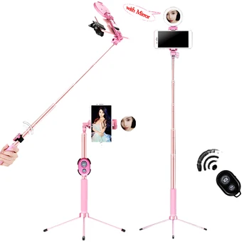 Live Selfie Stick Tripod Wireless Bluetooth 1.7M Extendable Phone Tripod Stand with LED Ring light 4 in 1 For iPhone XS Xiaomi
Live Selfie Stick Tripod Wireless Bluetooth 1.7M Extendable Phone Tripod Stand with LED Ring light 4 in 1 For iPhone XS Xiaomi