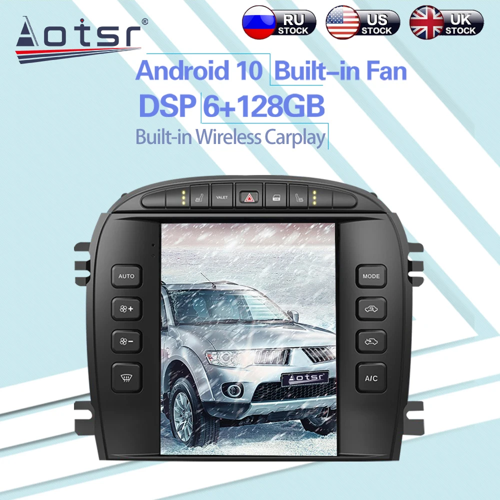 

6+128gb For Jaguar S-type 2004 2005 Android 10 Car Radio Wireless Carplay Gps Navigation Dsp Car Multimedia Player