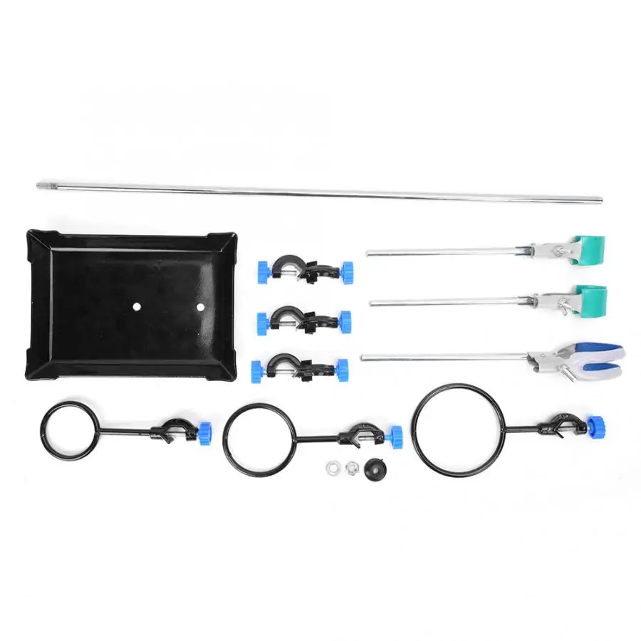 Laboratory Stand Support Bracket Platform Flask Clamp Lab Instrument Set for Schools Factories Scientific Research Units
Laboratory Stand Support Bracket Platform Flask Clamp Lab Instrument Set for Schools Factories Scientific Research Units