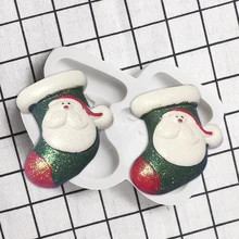 Christmas Silicone Mold 3D Socks Mousse Chocolate Fudge Cake Decoration Kitchen Baking Supplies Home DIY Art Freezing Appliances
Christmas Silicone Mold 3D Socks Mousse Chocolate Fudge Cake Decoration Kitchen Baking Supplies Home DIY Art Freezing Appliances
