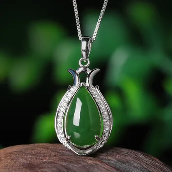 2020 Real Jasper Water Drop Drop Pendant Factory Direct Sales With Certificate National Style Pure Inlay Hetian Girl Necklace
2020 Real Jasper Water Drop Drop Pendant Factory Direct Sales With Certificate National Style Pure Inlay Hetian Girl Necklace