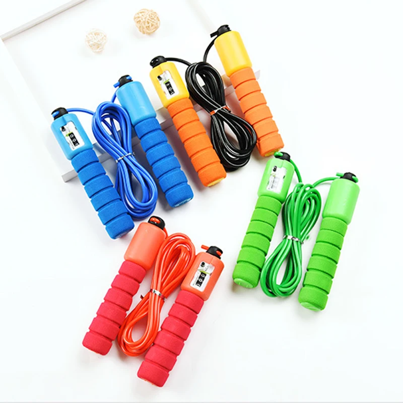 New Fast Speed Counting Jump Rope Handle Skipping Sports Fitness Aerobic Jumping Exercise Non-Slip Handle Lose Weight Jump Rope
New Fast Speed Counting Jump Rope Handle Skipping Sports Fitness Aerobic Jumping Exercise Non-Slip Handle Lose Weight Jump Rope