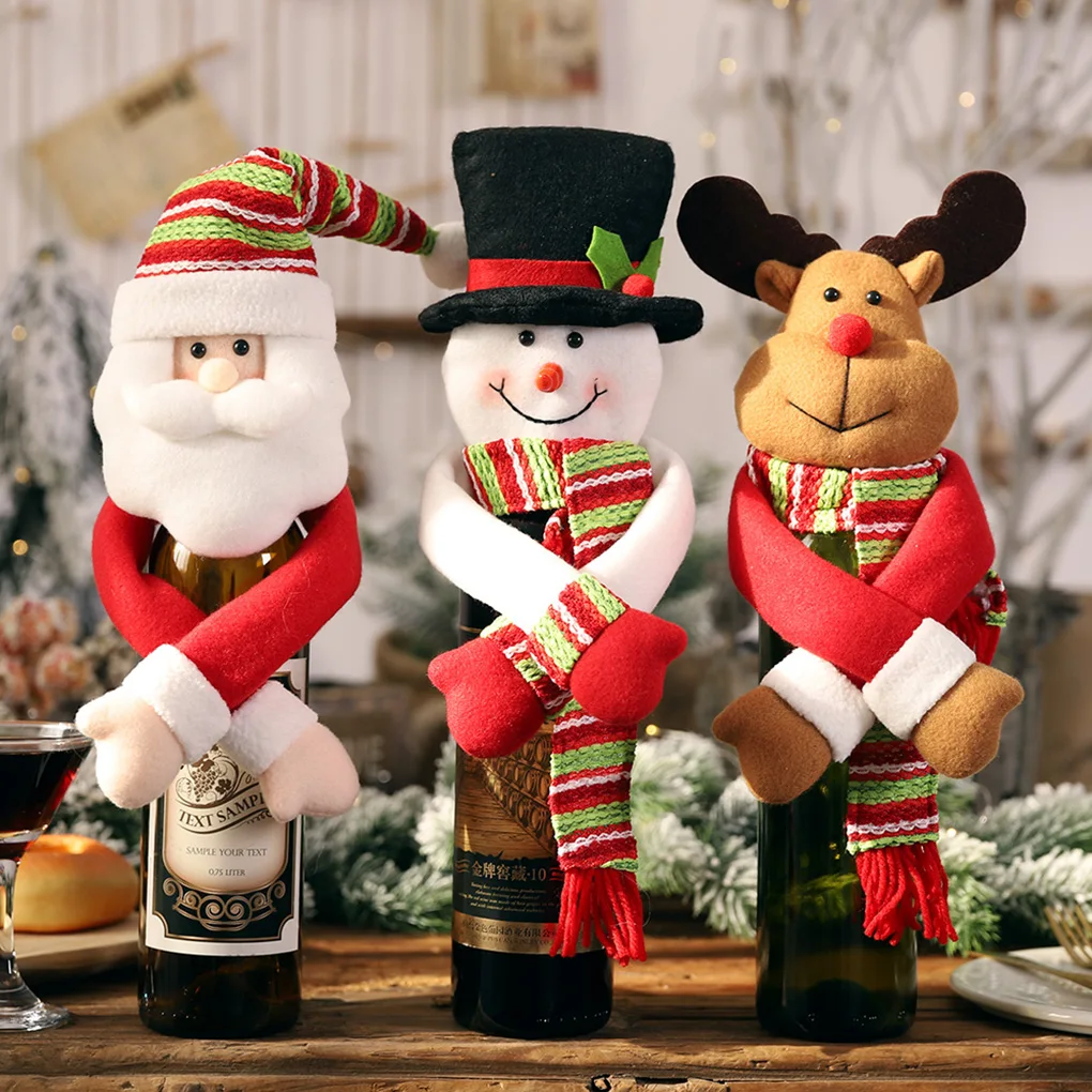 Faceless Doll Hanging Leg Santa Claus Wine Bottle Cap Christmas Champagne Red Wine Bottle Table Decorative Cover
Faceless Doll Hanging Leg Santa Claus Wine Bottle Cap Christmas Champagne Red Wine Bottle Table Decorative Cover