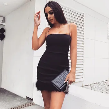 Dress 2020Top Womens Off Shoulder Sling Faux Fur Evening Party Club Short Mini Bandeau Dress Sexy Sleeveless Backless Vestdio
Dress 2020Top Womens Off Shoulder Sling Faux Fur Evening Party Club Short Mini Bandeau Dress Sexy Sleeveless Backless Vestdio