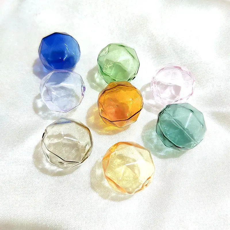 Personality Wild Polygon Glass Ball Two-hole Earrings Accessory Jewelry Making Supplies Earring Findings 4 Pieces / Lot
Personality Wild Polygon Glass Ball Two-hole Earrings Accessory Jewelry Making Supplies Earring Findings 4 Pieces / Lot