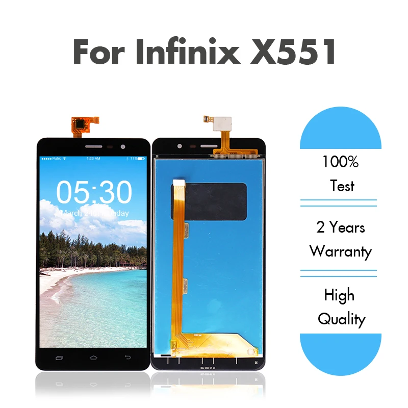 Для Infinix X551 ЖК-дисплей сенсорный экран дигитайзер для горячая Распродажа сборка