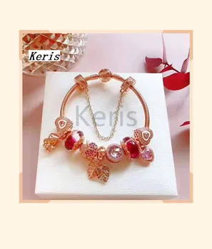 High Quality Replica 1:1 100%925 Silver 2019 New Rose Gold Charm Glass Safety Chain Chain Bracelet Free Delivery
High Quality Replica 1:1 100%925 Silver 2019 New Rose Gold Charm Glass Safety Chain Chain Bracelet Free Delivery