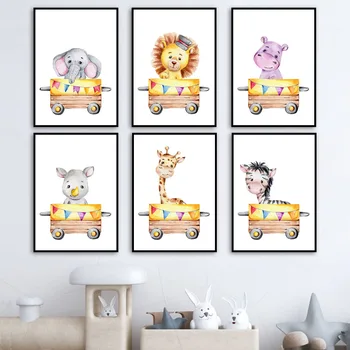 Animals Car Lion Giraffe Zebra Elephant Hippo Wall Art Canvas Painting Nordic Posters And Prints Wall Pictures Baby Room Decor
Animals Car Lion Giraffe Zebra Elephant Hippo Wall Art Canvas Painting Nordic Posters And Prints Wall Pictures Baby Room Decor