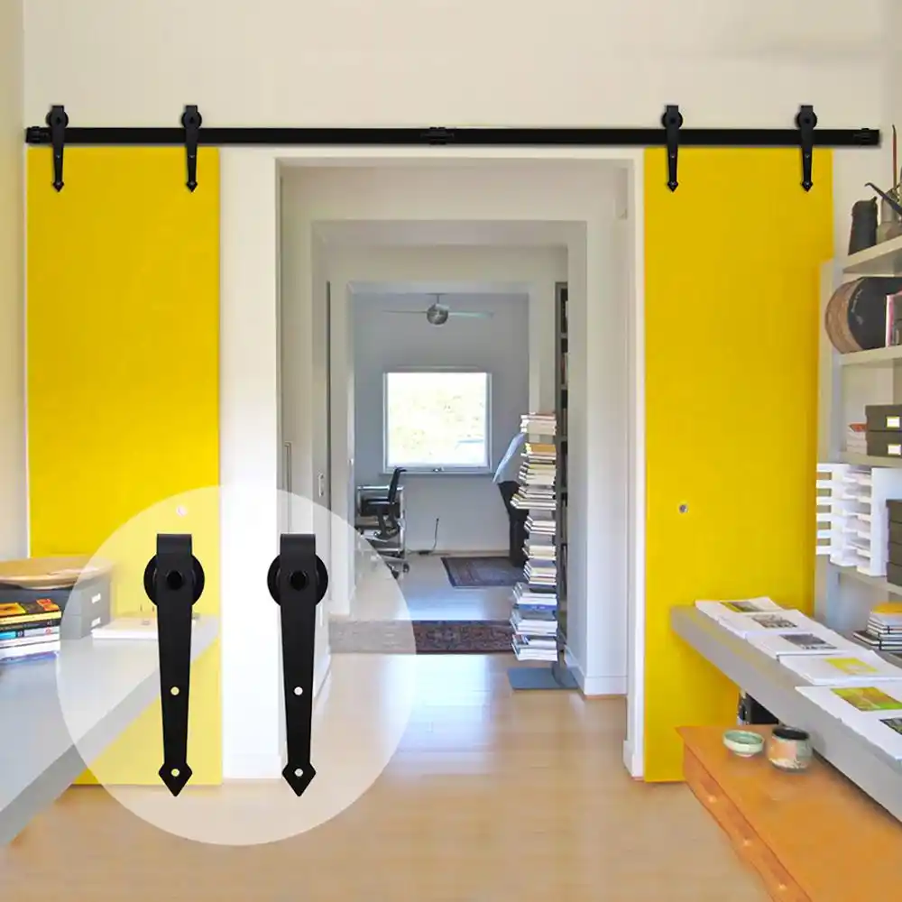 Lwzh 10ft 12 6ft Fittings For Sliding Barn Wood Door Hardware