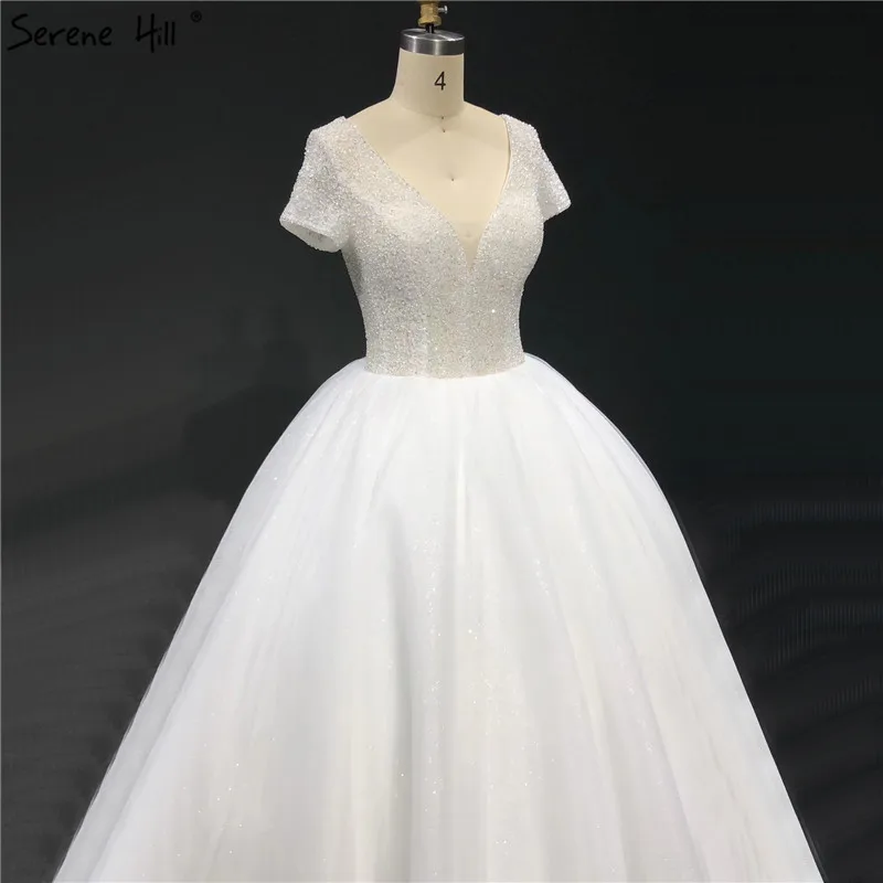 Фото Сереновый Холм Белый v-короткий короткий рукав сексуальное свадебное платье 2020