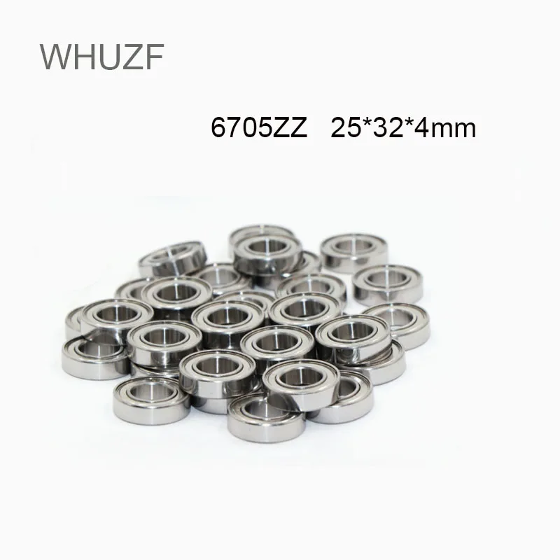 

WHUZF Free Shipping 6705ZZ Bearing (10PCS) 25x32x4 mm Thin Section 6705 ZZ Ball Bearings 61705 ZZ 2021 Hot Sales
