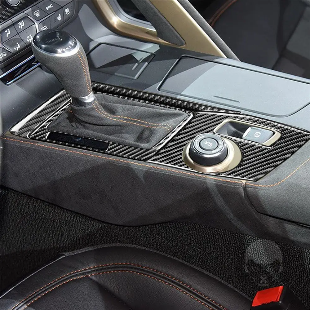 Car Carbon Fiber Gear Shifter Panel Sticker Trim For Corvette C7 2014-2019 15 16 17 18
Car Carbon Fiber Gear Shifter Panel Sticker Trim For Corvette C7 2014-2019 15 16 17 18