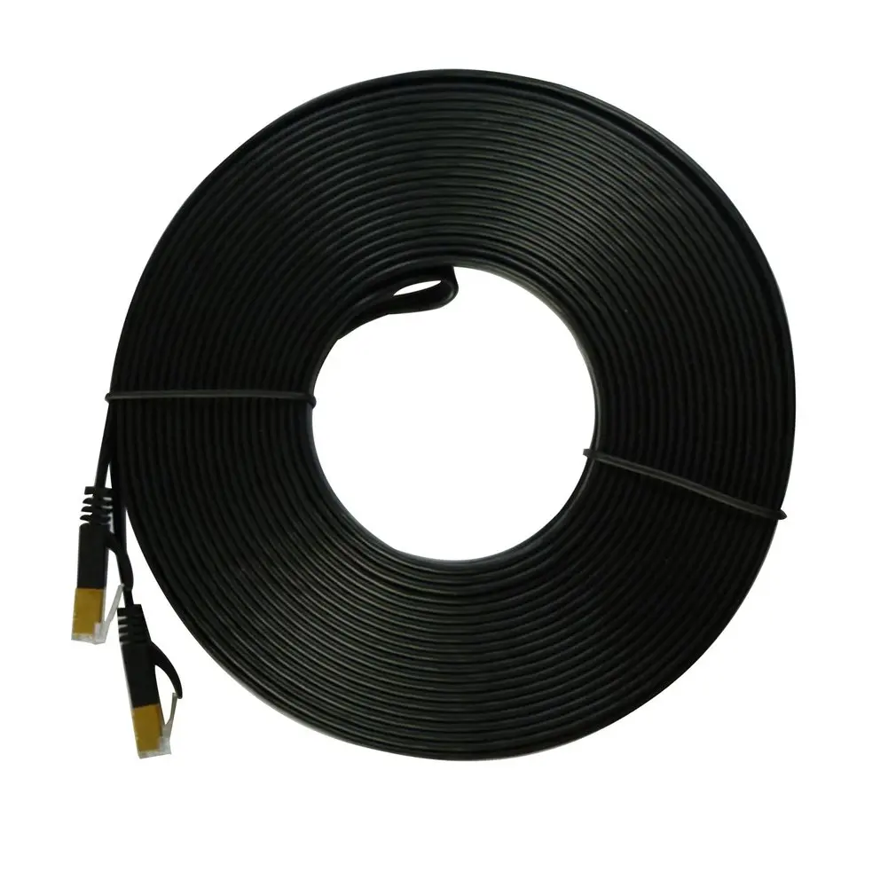Cat 7 Flat Network Cable 0.5/1.5/3/5/8/10m 10G Network Jumper Double Shield Flat Cable 10G Flat Ethernet Cable
Cat 7 Flat Network Cable 0.5/1.5/3/5/8/10m 10G Network Jumper Double Shield Flat Cable 10G Flat Ethernet Cable