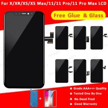3A+ 1 Piece Grade AAA+ Replacement Touch Digitizer Assembly OLED Screen LCD For iPhone X XR XS 11 Pro Max Display
3A+ 1 Piece Grade AAA+ Replacement Touch Digitizer Assembly OLED Screen LCD For iPhone X XR XS 11 Pro Max Display