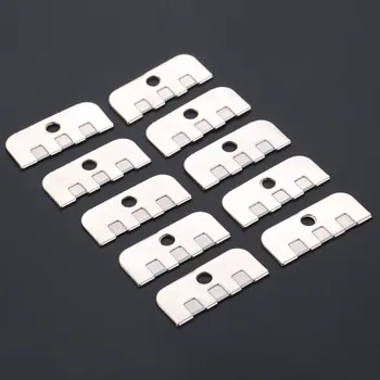 10Pcs Sewing Machine Thread Cutter For Single Needle Industrial Lockstitch Sewing Machine Metal 28*12mm
10Pcs Sewing Machine Thread Cutter For Single Needle Industrial Lockstitch Sewing Machine Metal 28*12mm