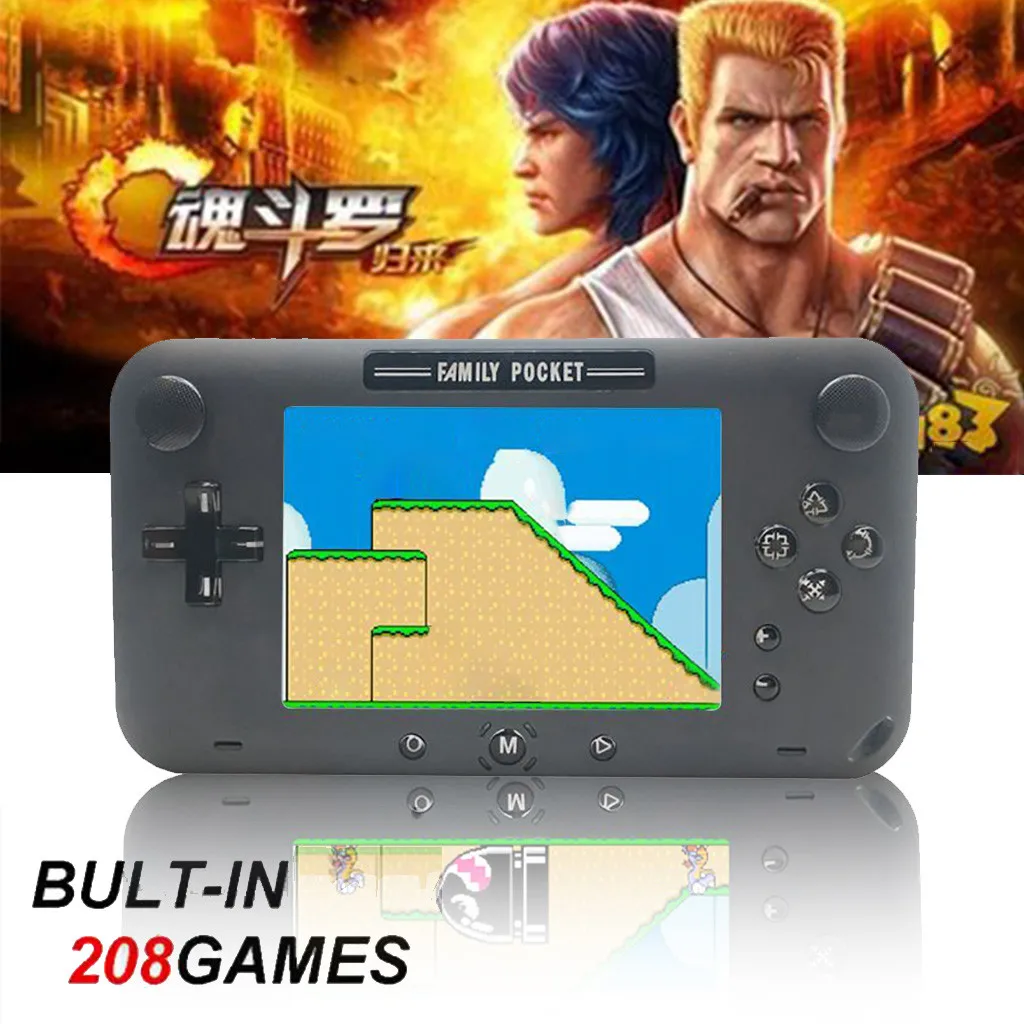 Handheld Game Console 4 Inch 208 Games Retro NES Game Player Classi Game Console
Handheld Game Console 4 Inch 208 Games Retro NES Game Player Classi Game Console