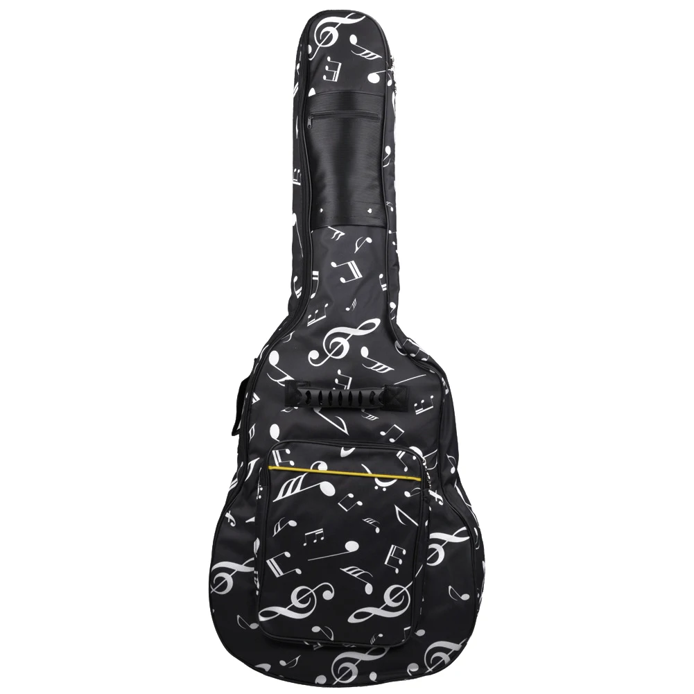 Waterproof Oxford cloth guitar bag with crash pads and rubber handles, cotton thickened shoulder straps for 39/40/41 inches
Waterproof Oxford cloth guitar bag with crash pads and rubber handles, cotton thickened shoulder straps for 39/40/41 inches