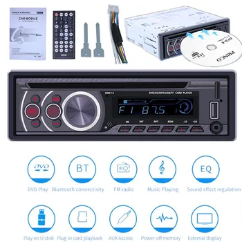 8169A 12V Autoradio 1 Din Car DVD MP3 player Bluetooth Car Multimedia player Video output CD VCD DVD AUX USB FM Radio
8169A 12V Autoradio 1 Din Car DVD MP3 player Bluetooth Car Multimedia player Video output CD VCD DVD AUX USB FM Radio