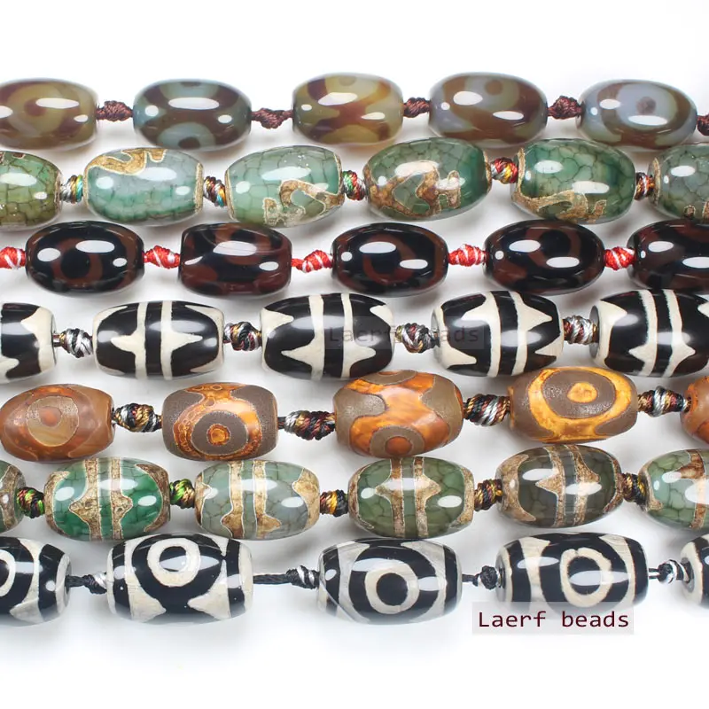 5pcs ,13-15x22-24mm Ancient Tibet Dzi Agates Drum Shape Beads ,many patterns ,For DIY Jewelry Making !
5pcs ,13-15x22-24mm Ancient Tibet Dzi Agates Drum Shape Beads ,many patterns ,For DIY Jewelry Making !