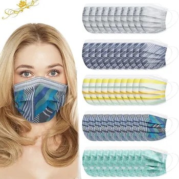 Adult Mask Disposable Three-Layer Protective Face Mask Cover Cartoon Pattern Mixed Ear Hook Mouth Mask 50PC Unisex Mascarillas
Adult Mask Disposable Three-Layer Protective Face Mask Cover Cartoon Pattern Mixed Ear Hook Mouth Mask 50PC Unisex Mascarillas