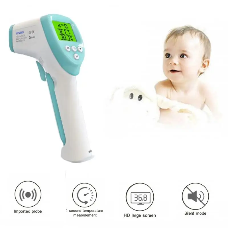 Non-contact Forehead Thermometer Portable Infrared Thermometer With Digital Display Muti-fuction IR Thermometer
Non-contact Forehead Thermometer Portable Infrared Thermometer With Digital Display Muti-fuction IR Thermometer