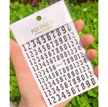 Stylish Simplicity Number Pattern Nail Art Sticker Adhesive DIY Nail Art Decal Foil Line Decoration
Stylish Simplicity Number Pattern Nail Art Sticker Adhesive DIY Nail Art Decal Foil Line Decoration