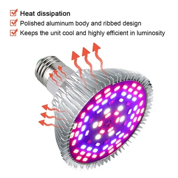 1pcs E27 E14 GU10 LED Plant Grow Light 28LED Bulb Full Spectrum For Plant Hydroponic
1pcs E27 E14 GU10 LED Plant Grow Light 28LED Bulb Full Spectrum For Plant Hydroponic