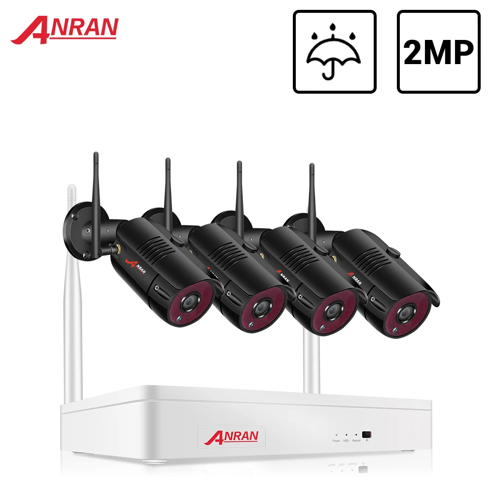 ANRAN H.265 Wireless CCTV System 2MP Outdoor Wifi IP Camera NVR Recorder Video Security Camera System Surveillance Kit IP66
ANRAN H.265 Wireless CCTV System 2MP Outdoor Wifi IP Camera NVR Recorder Video Security Camera System Surveillance Kit IP66