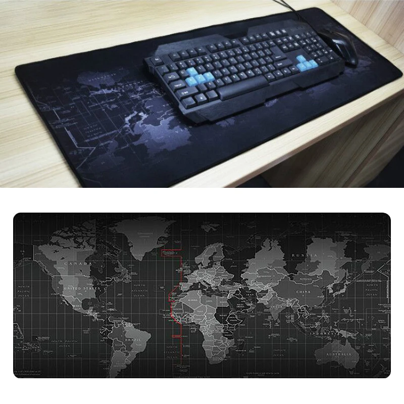 Игровой коврик для мыши NEO STAR большой геймерский с картой старого мира ноутбука