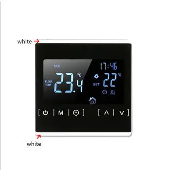 LCD Touch Screen Thermostat Electric Floor Heating System Water Heating Thermoregulator AC85-240V Temperature Controller
LCD Touch Screen Thermostat Electric Floor Heating System Water Heating Thermoregulator AC85-240V Temperature Controller