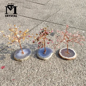 Crystal rose quartz Citrine Tumbled Stones christmas Tree of Life with Natural Agate Base Money Tree Feng Shui Ornament Decor
Crystal rose quartz Citrine Tumbled Stones christmas Tree of Life with Natural Agate Base Money Tree Feng Shui Ornament Decor