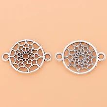 50 x Tibetan Silver Dream Catcher Connectors Round Charms Pendants for DIY Bracelet Necklace Jewelry Making Accessories
50 x Tibetan Silver Dream Catcher Connectors Round Charms Pendants for DIY Bracelet Necklace Jewelry Making Accessories