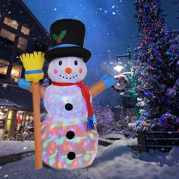 1.2M Giant Inflatable Broom Snowman LED Light Inflatable Doll Outdoor Garden Christmas Party New Year DIY Decoration
1.2M Giant Inflatable Broom Snowman LED Light Inflatable Doll Outdoor Garden Christmas Party New Year DIY Decoration