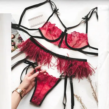 Lingerie Sexy Bra Set Sexy Exquisite Mesh Lingerie Bra+Garter+Briefs Set Babydoll Cut-Out Sleepwear Stanik damski Dropship B4
Lingerie Sexy Bra Set Sexy Exquisite Mesh Lingerie Bra+Garter+Briefs Set Babydoll Cut-Out Sleepwear Stanik damski Dropship B4